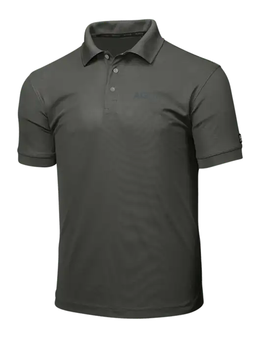 OGIO Medium Grey Caliber 2.0 Polo w/AG|CM Logo