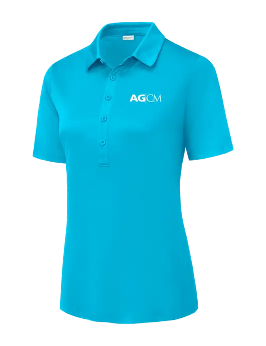 Sapphire Womens Posi-UV Pro Polo w/AG|CM Logo