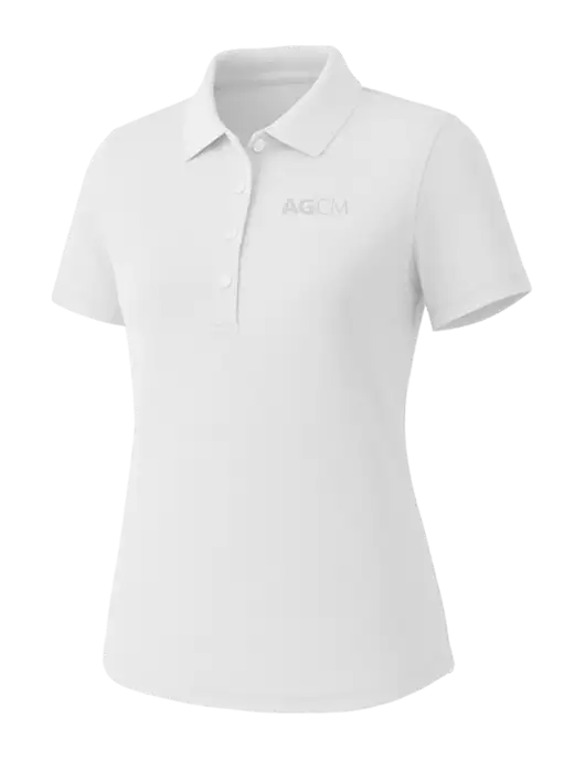 Callaway Womens Core Bright White Performance Polo w/AG|CM Logo