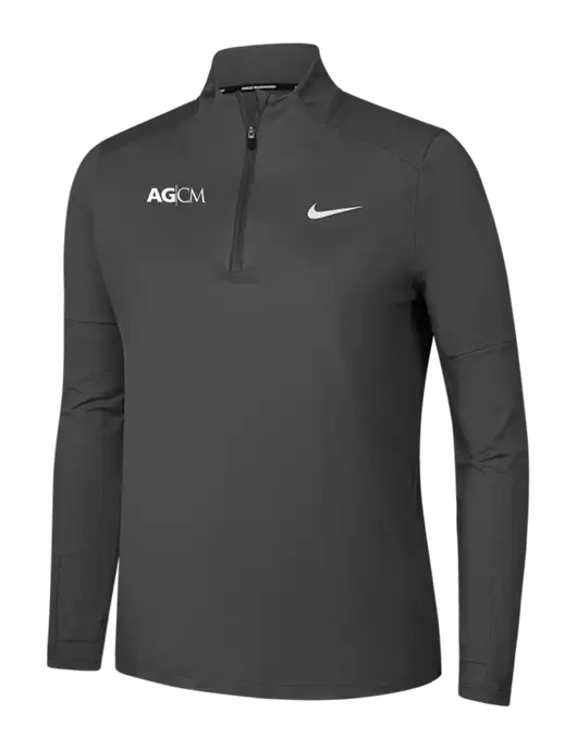 Nike Dark Grey Womens Dri-FIT Element 1/2-Zip Pullover w/AG|CM Logo