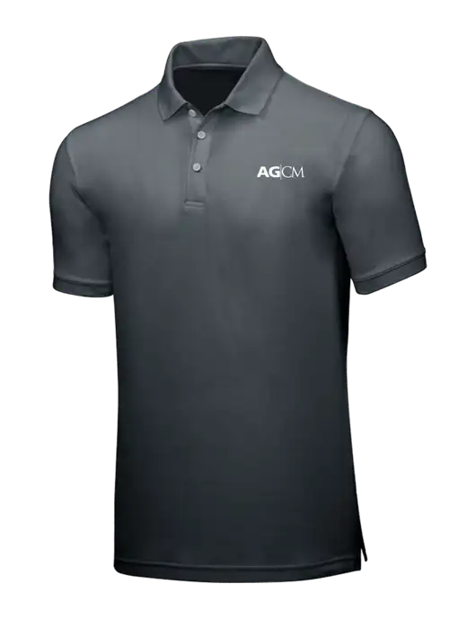 Dark Grey Core Classic Pique w/AG|CM Logo