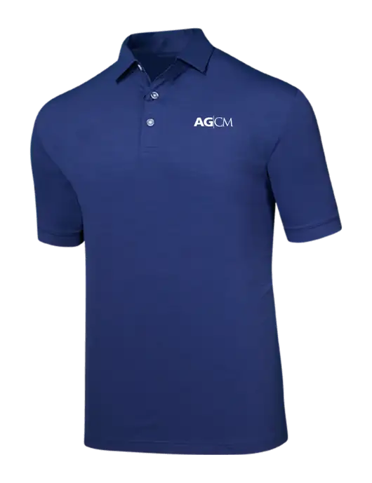 Callaway Navy Fashion Tonal Polo w/AG|CM Logo