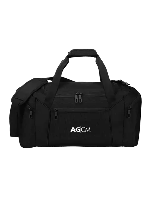 Slim & Lite Black Duffel    w/AG|CM Logo