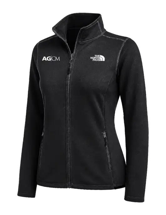 The North Face Womens Black Skyline Full-Zip Fleece Jacket w/AG|CM Logo