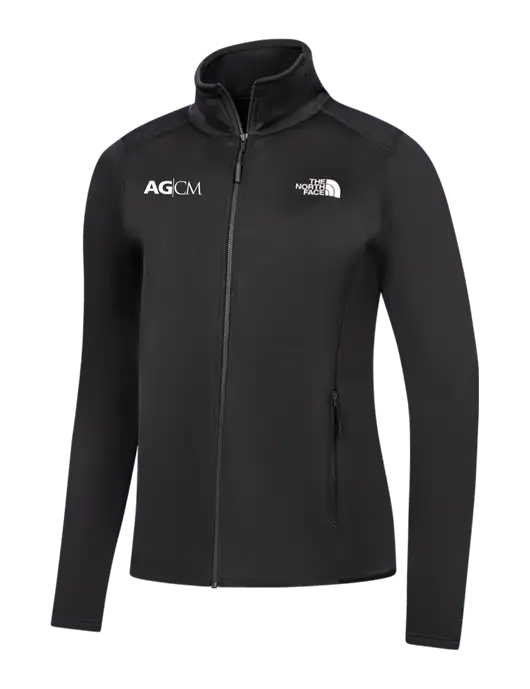 The North Face Womens Black Skyline Full-Zip Fleece Jacket w/AG|CM Logo