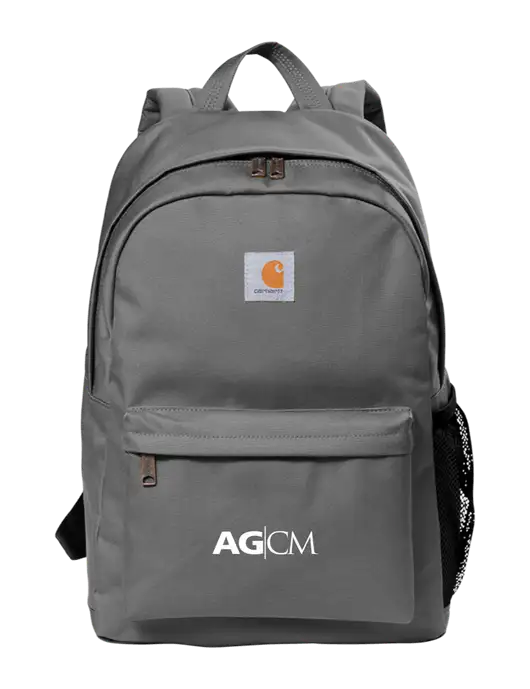 Carhartt Grey Canvas Backpack w/AG|CM Logo