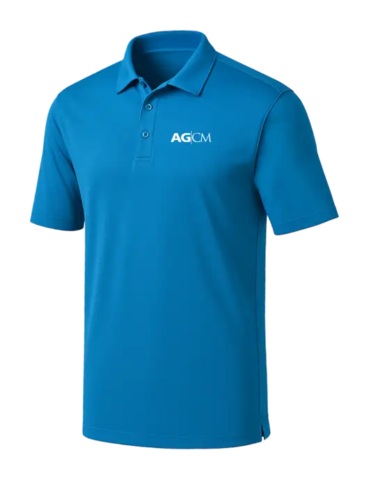 Royal Blue Silk Touch Performance Polo w/AG|CM Logo