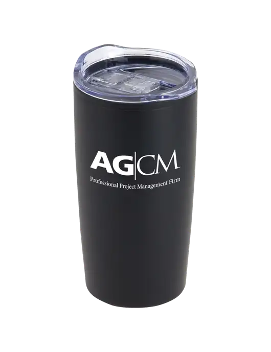 Olympus Black 20 oz Tumbler w/AG|CM Logo