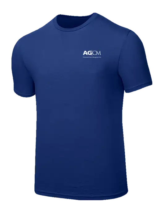 Seriously Soft Dark Royal T-Shirt w/AG|CM Logo