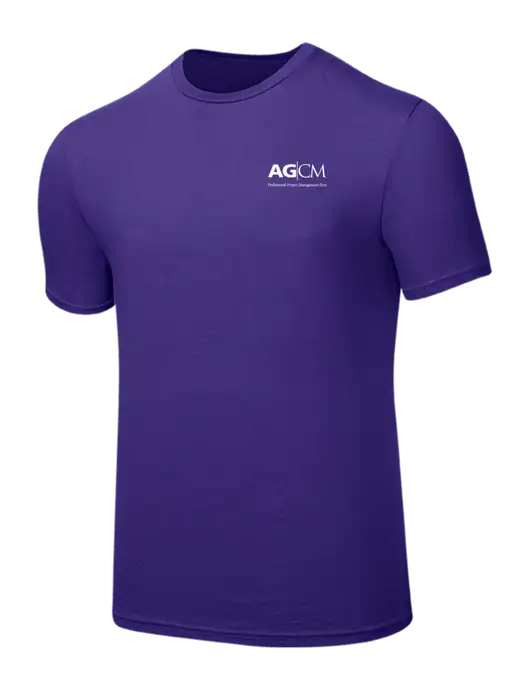 Seriously Soft Purple T-Shirt w/AG|CM Logo