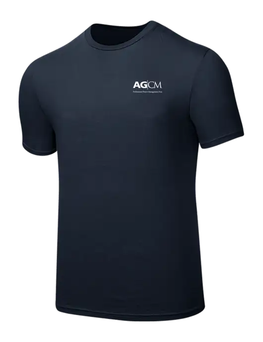 Seriously Soft Navy T-Shirt w/AG|CM Logo