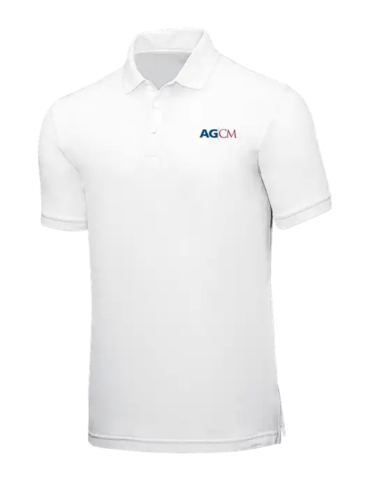 White Core Classic Pique w/AG|CM Logo
