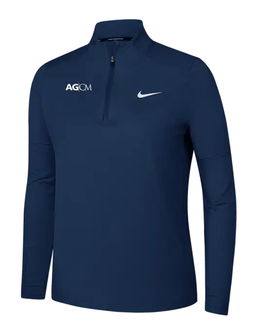 Nike Dark Navy Womens Dri-FIT Element 1/2-Zip Pullover w/AG|CM Logo