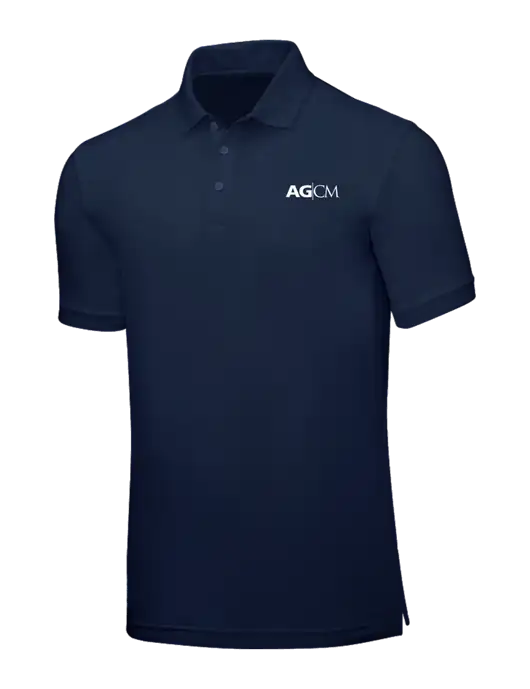 Navy Blue Core Classic Pique w/AG|CM Logo