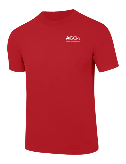 Comfort Colors 6.1 oz Red Heavyweight Ring Spun T-Shirt w/AG|CM Logo