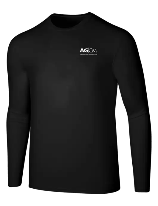 Seriously Soft Black Long Sleeve T-Shirt w/AG|CM Logo