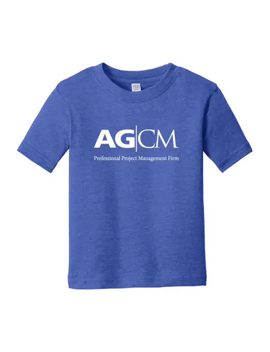 Rabbit Skins Vintage Royal Toddler Fine Jersey Tee w/AG|CM Logo