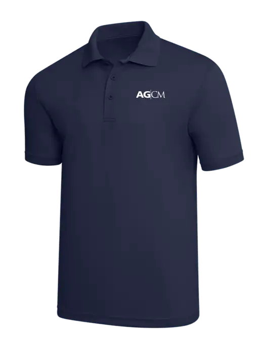 Navy PosiCharge RacerMesh Polo w/AG|CM Logo