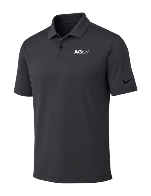 Nike Dark Grey Dri-FIT Vapor Polo w/AG|CM Logo