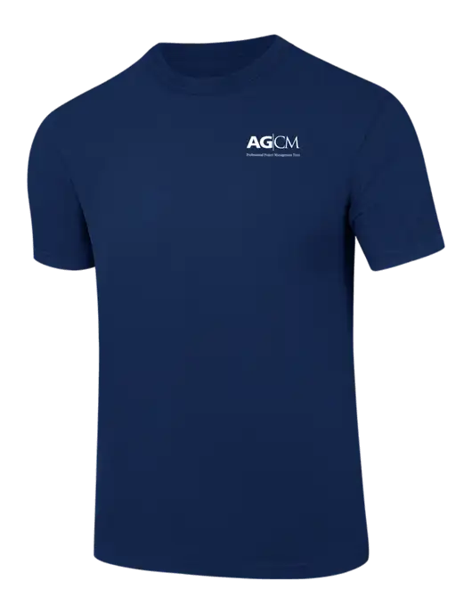 Comfort Colors 6.1 oz Dark Navy Heavyweight Ring Spun T-Shirt w/AG|CM Logo