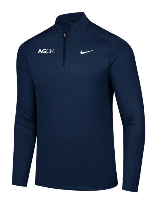Nike Dark Navy Dri-FIT Element 1/2-Zip Pullover w/AG|CM Logo