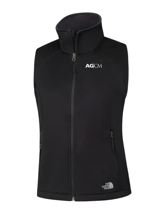 The North Face Womens Black Ridgewall Soft Shell Vest  w/AG|CM Logo