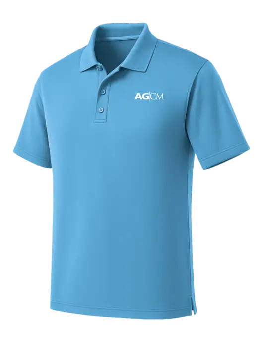 Carolina Blue Dry Zone UV Micro Mesh Polo w/AG|CM Logo