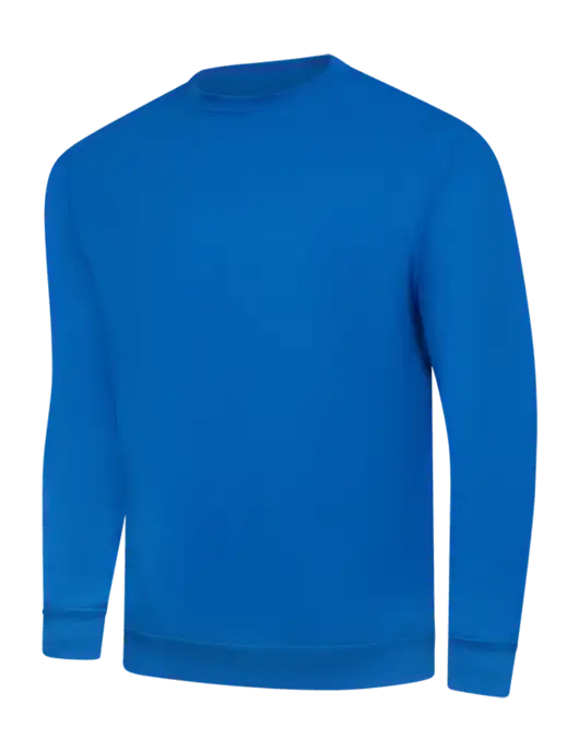 True Royal 9 oz 50/50 Cotton/Poly Crew Sweatshirt w/AG|CM Logo