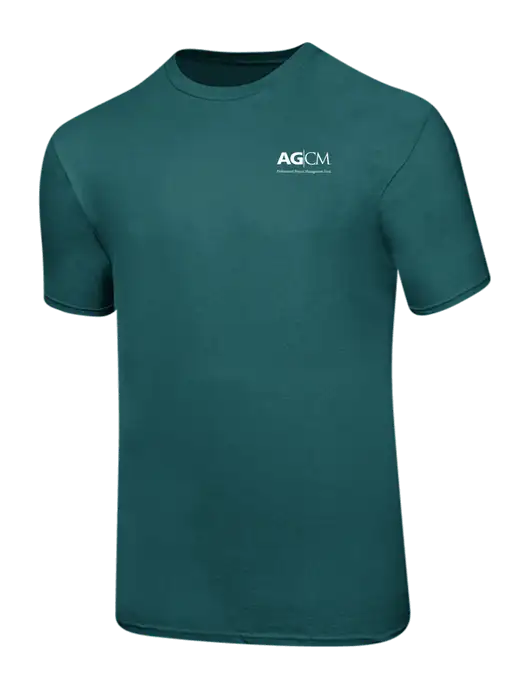 Ring Spun Dark Teal 4.5 oz T-Shirt w/AG|CM Logo