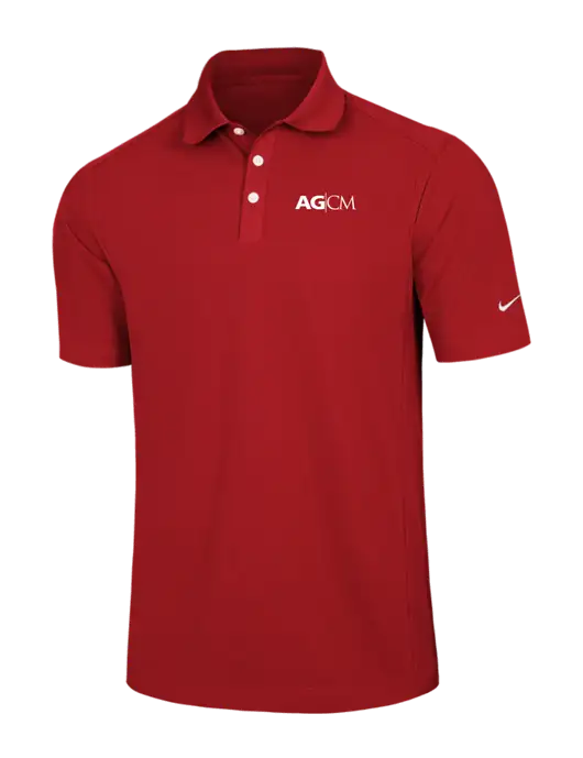 Nike Red Dri-FIT Classic Polo w/AG|CM Logo