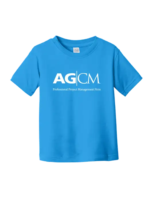 Rabbit Skins Cobalt Toddler Fine Jersey Tee w/AG|CM Logo
