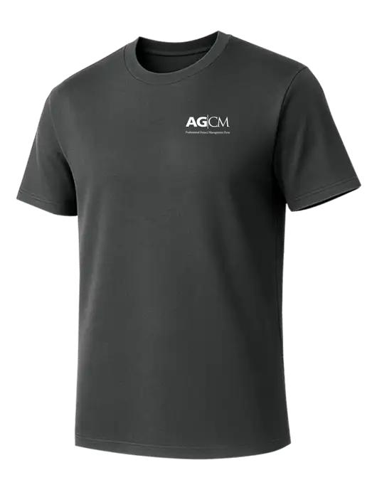 Allmade Charcoal Grey Organic Cotton Tee w/AG|CM Logo