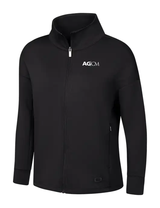 OGIO Womens Black Transcend Full-Zip w/AG|CM Logo