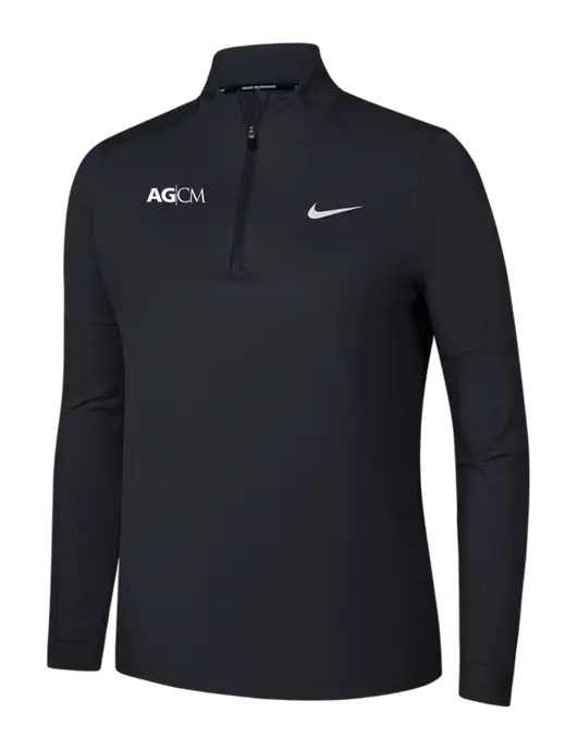 Nike Black Womens Dri-FIT Element 1/2-Zip Pullover w/AG|CM Logo