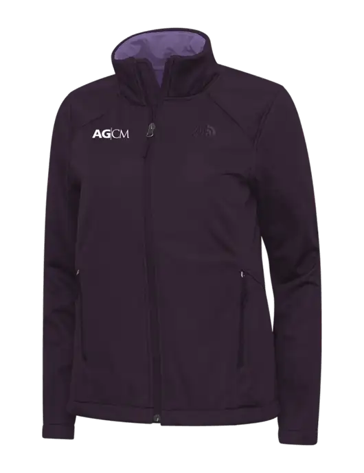 North Face Light Plum Womens Ridgewall Soft Shell Jacket w/AG|CM Logo