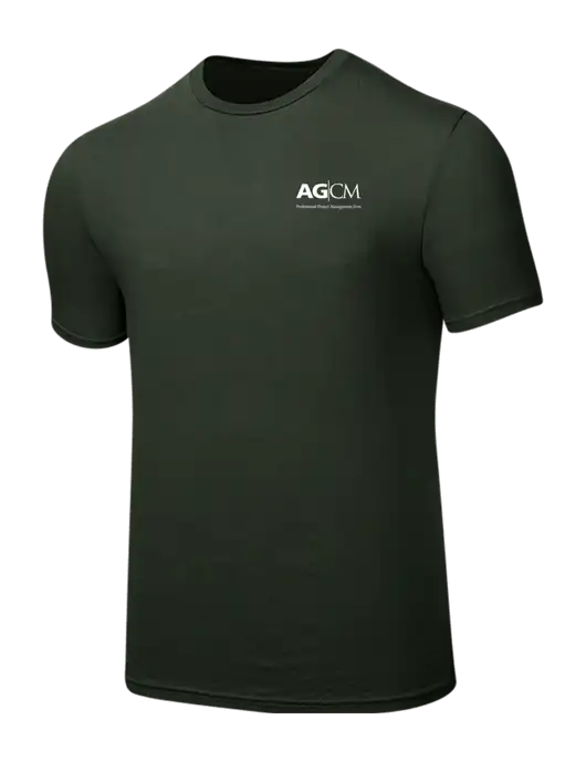 Seriously Soft Dark Olive T-Shirt w/AG|CM Logo