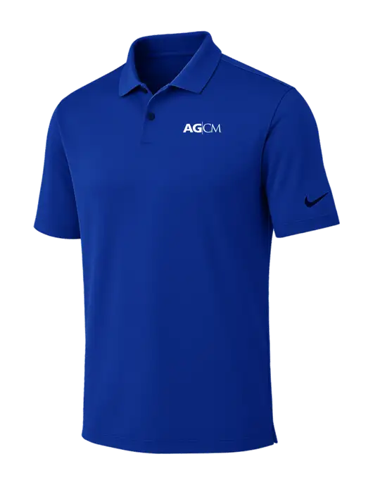 Nike Dark Royal Dri-FIT Vapor Polo w/AG|CM Logo