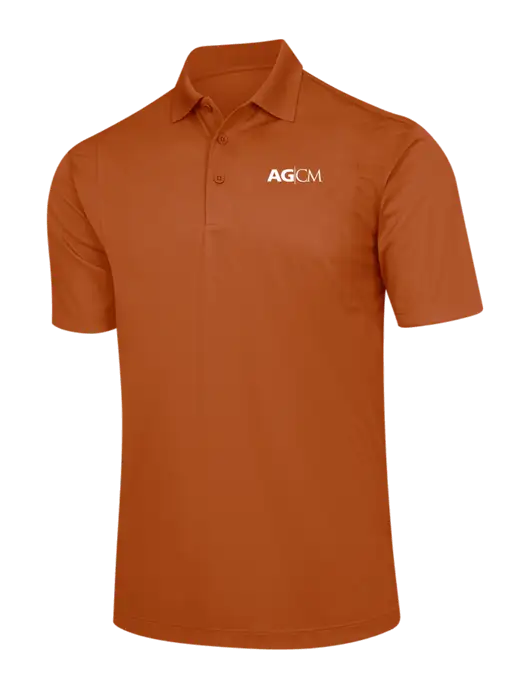Burnt Orange Micropique Sport-Wick Polo w/AG|CM Logo