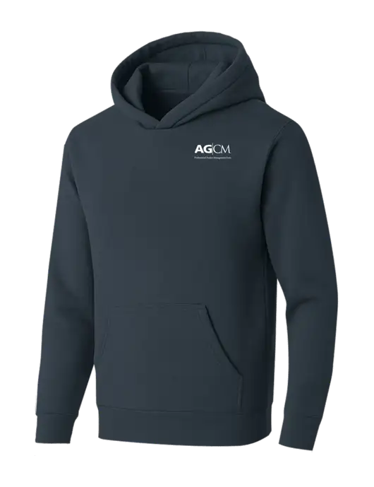 BELLA+CANVAS Dark Grey Sponge Fleece Pullover Hoodie w/AG|CM Logo