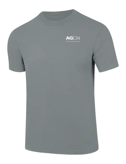 Comfort Colors 6.1 oz Medium Grey Heavyweight Ring Spun T-Shirt w/AG|CM Logo