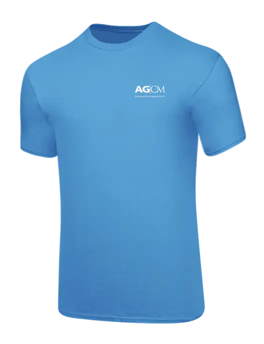 Core Blend Light Sapphire Blue T-Shirt w/AG|CM Logo