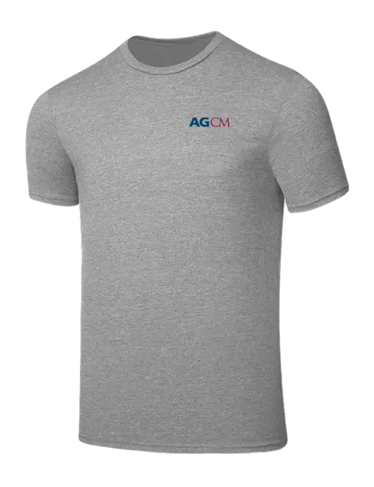 Seriously Soft Light Heather Grey T-Shirt w/AG|CM Logo