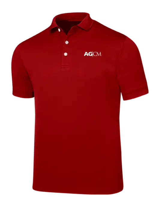 Callaway Ottoman Red Polo w/AG|CM Logo