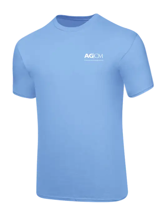 Core Blend Light Blue T-Shirt w/AG|CM Logo