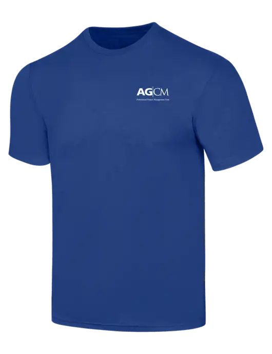 Simply Soft Dark Royal 4.5oz  Poly/Combed Ring Spun Cotton T-Shirt w/AG|CM Logo