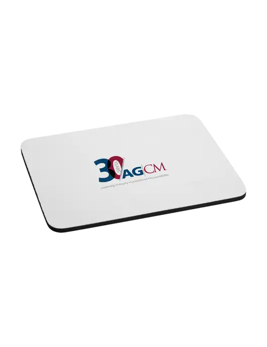 Neoprene Mouse Pad 9.25" x 7.75"  w/AG|CM 30th Anniversary Logo